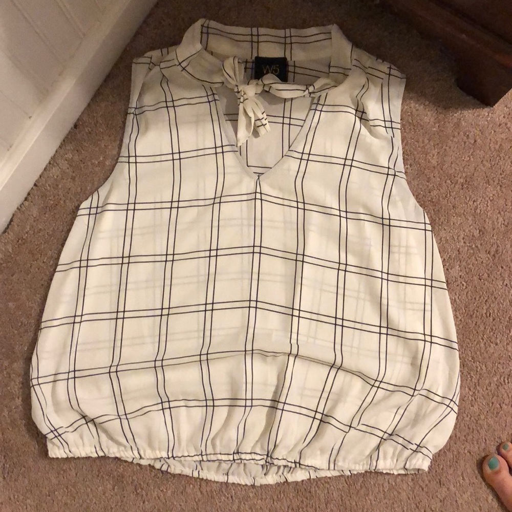 Plaid top ✨